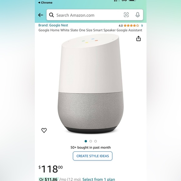 New Google assistant speaker